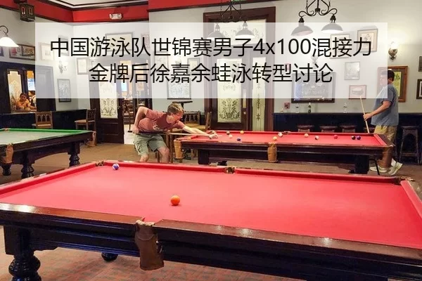 中国游泳队世锦赛男子4x100混接力金牌后徐嘉余蛙泳转型讨论